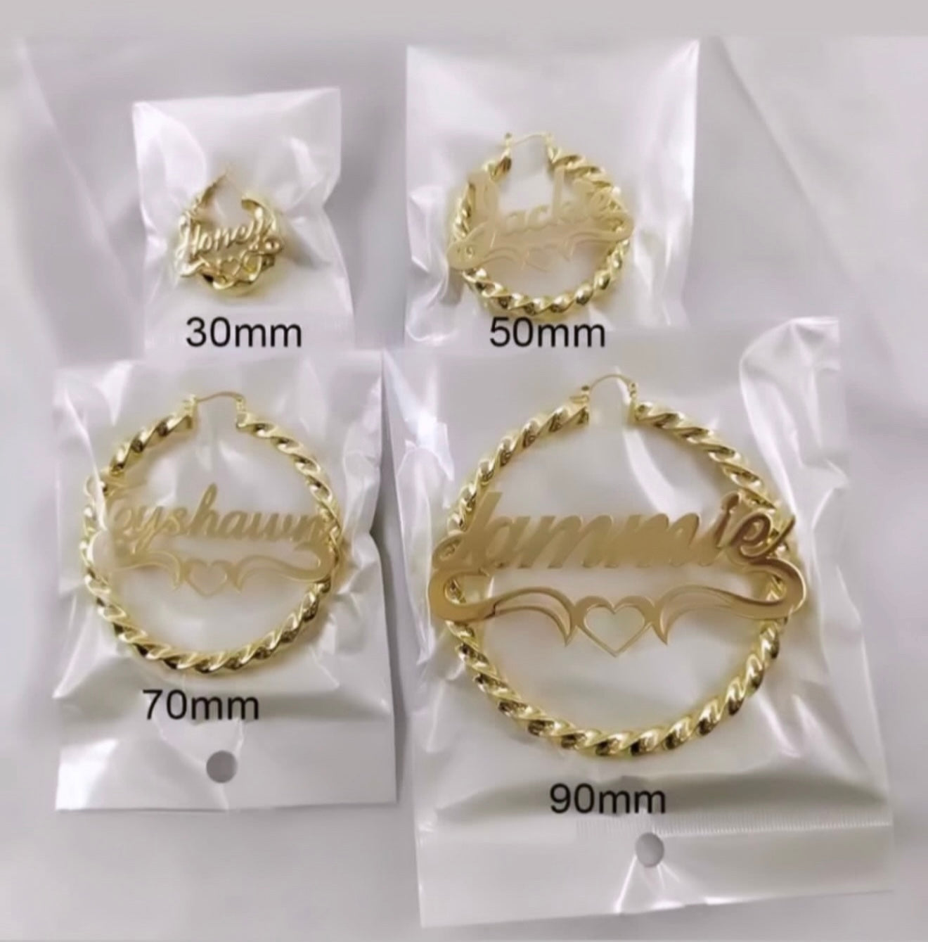 Custom Hoop Earrings