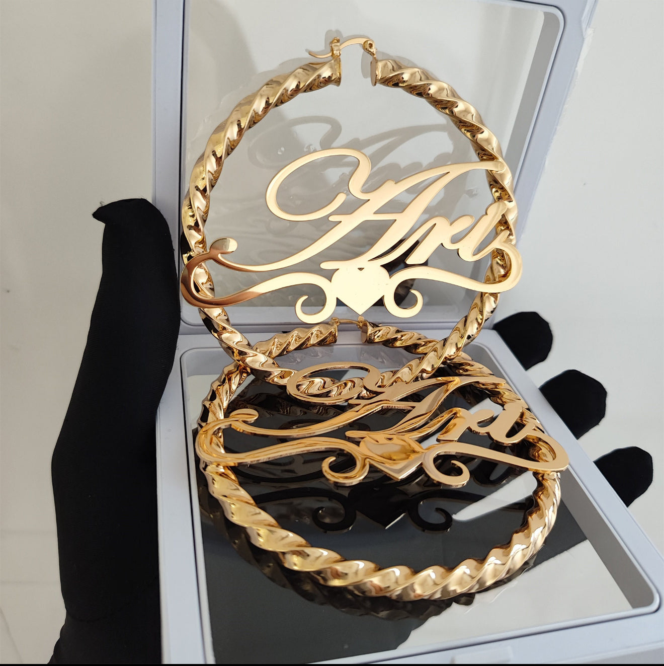 Custom Hoop Earrings