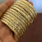 22k Gold Bangles Set (12pc)